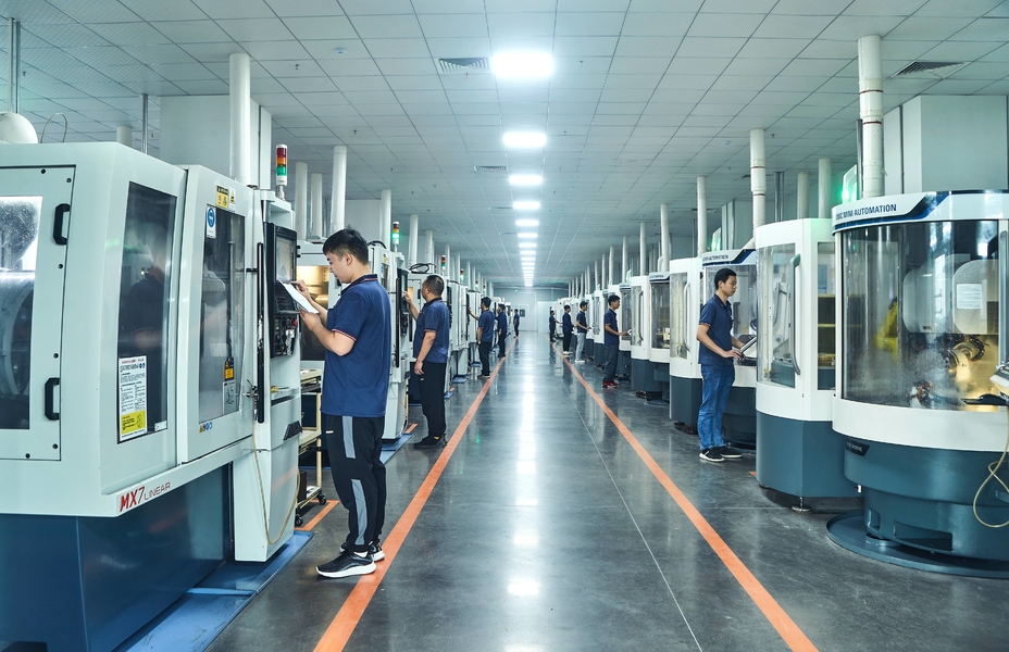 Suzhou Tuoertai Precision Technology Co., Ltd lini produksi pabrikan